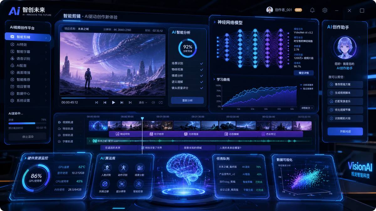 st直播大秀AI视频创作工具